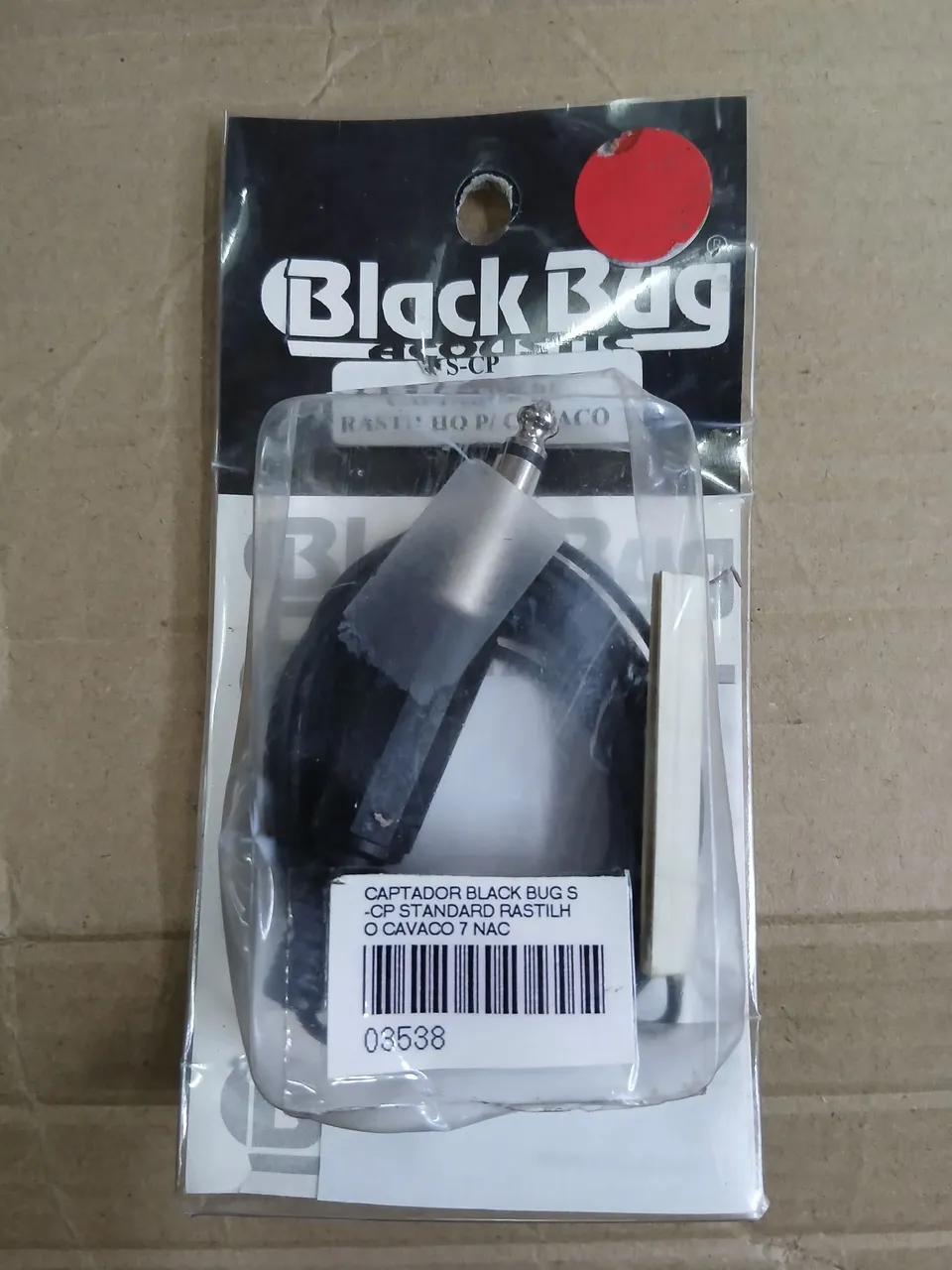 Captador Black Bug S - CP Standard Rastilh O Cavaco 7 NAC