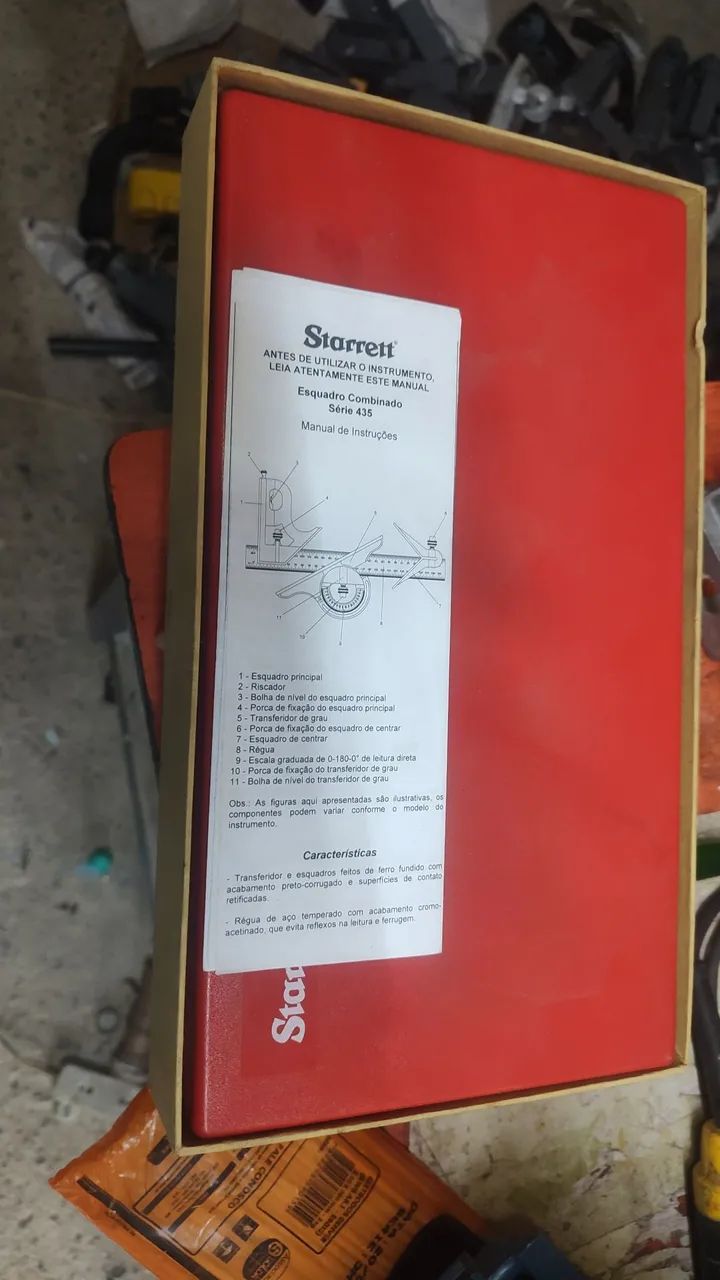 Conjunto Combinado Starrett Com Cabeça E Lâmina De Y 12 - Foto 2