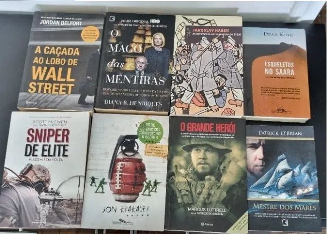 Livros variados 25,00 cada