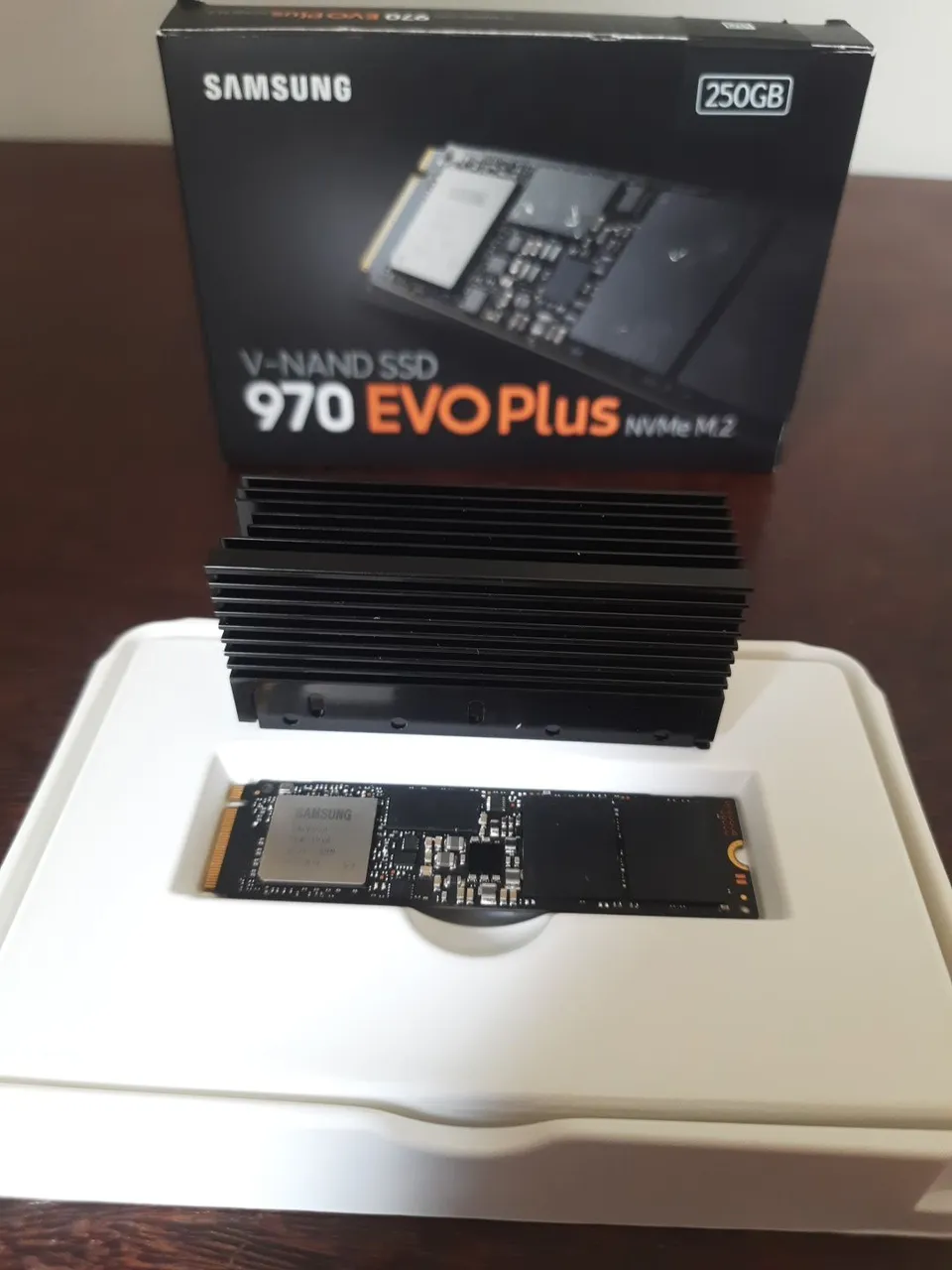SSD NVME M.2 Samsung 250GB + Dissipador