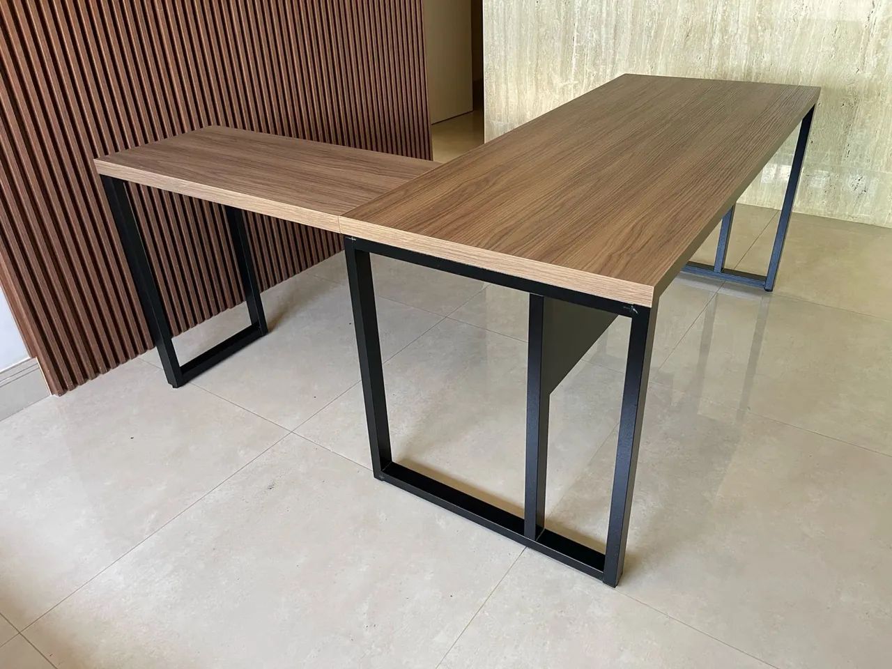 MESA EM L INDUSTRIAL 1.50x1.60  - LOJA IKONMIXOFFICE  - Foto 2