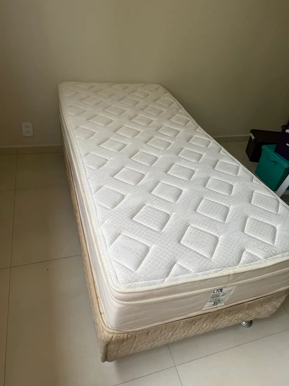 Bicama box de solteiro com colchão 