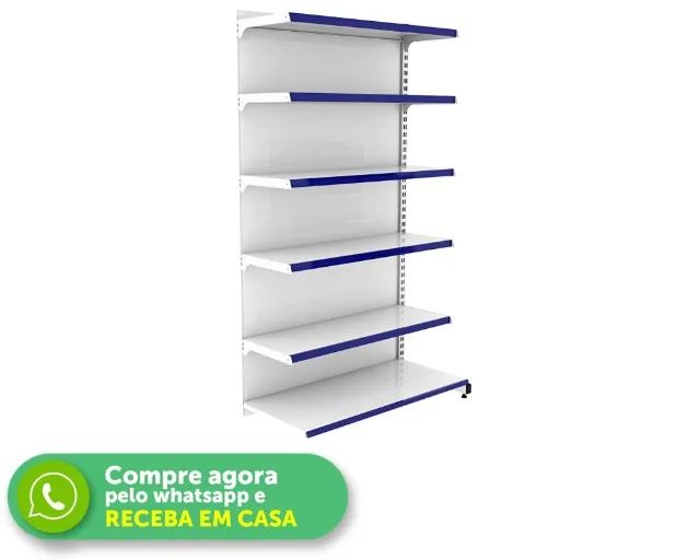 Gondola de Parede 2M 5 bandejas Polar