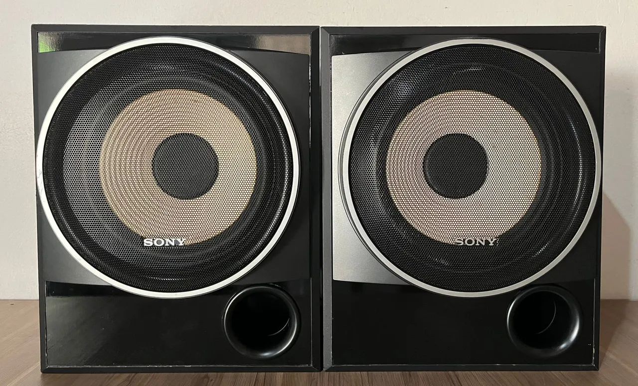 Par Subwoofers Passivos Sony Muteki Ss-Wp7500 200 RMS Cada *JBL*Aiwa Leia Descrição 