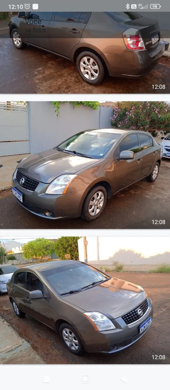 Sentra km baixo pelo ano