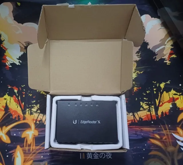 Roteador Ubiquiti ER-X EdgeRouter X 5 Portas Gigabit 10/100/1000mbps Poe - Cor Preto