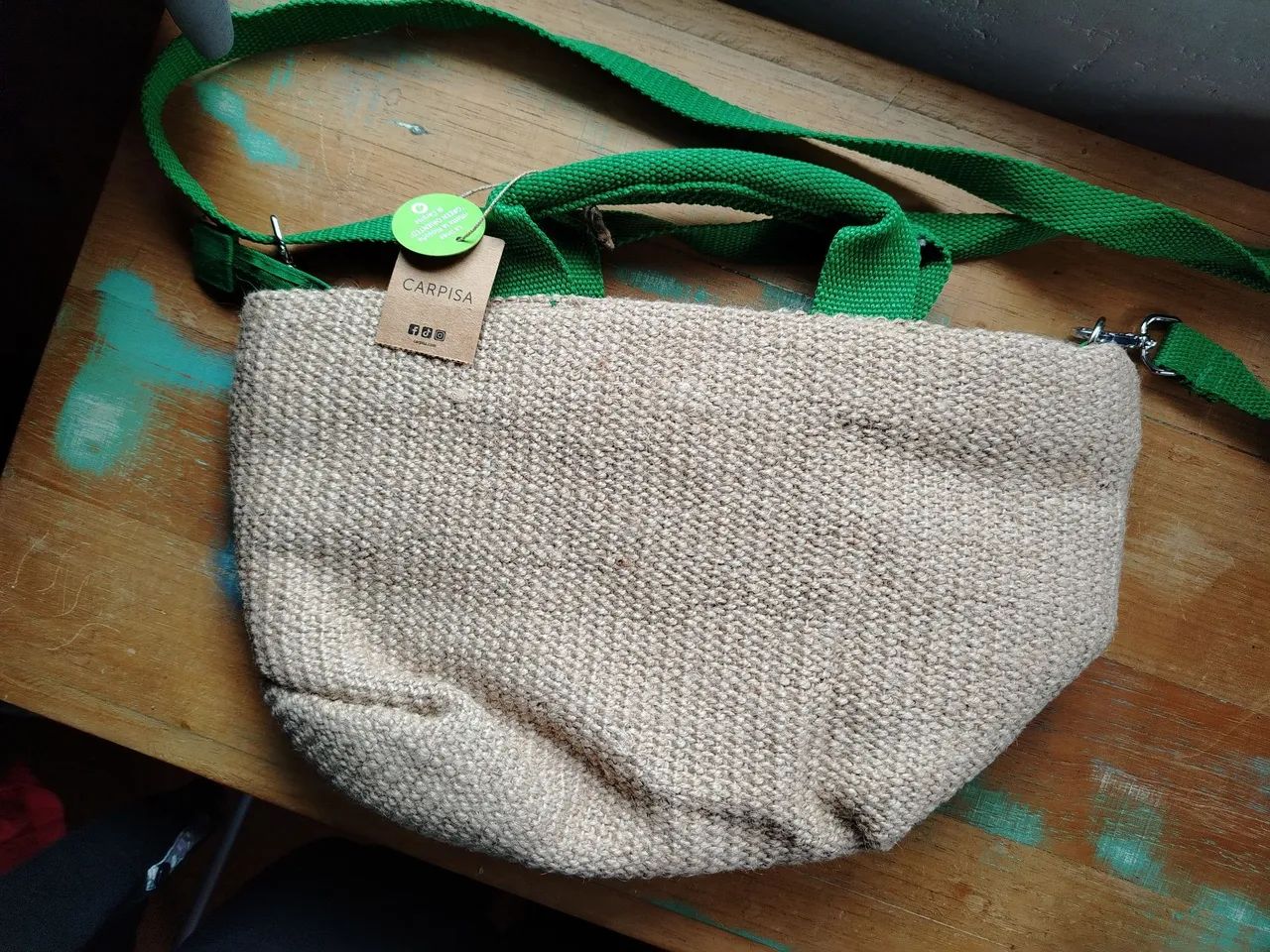 Mochila estilosa de tecido - Foto 2