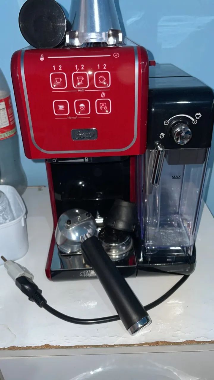 Cafeteira Espresso Oster PrimaLatte Touch Red - Foto 5