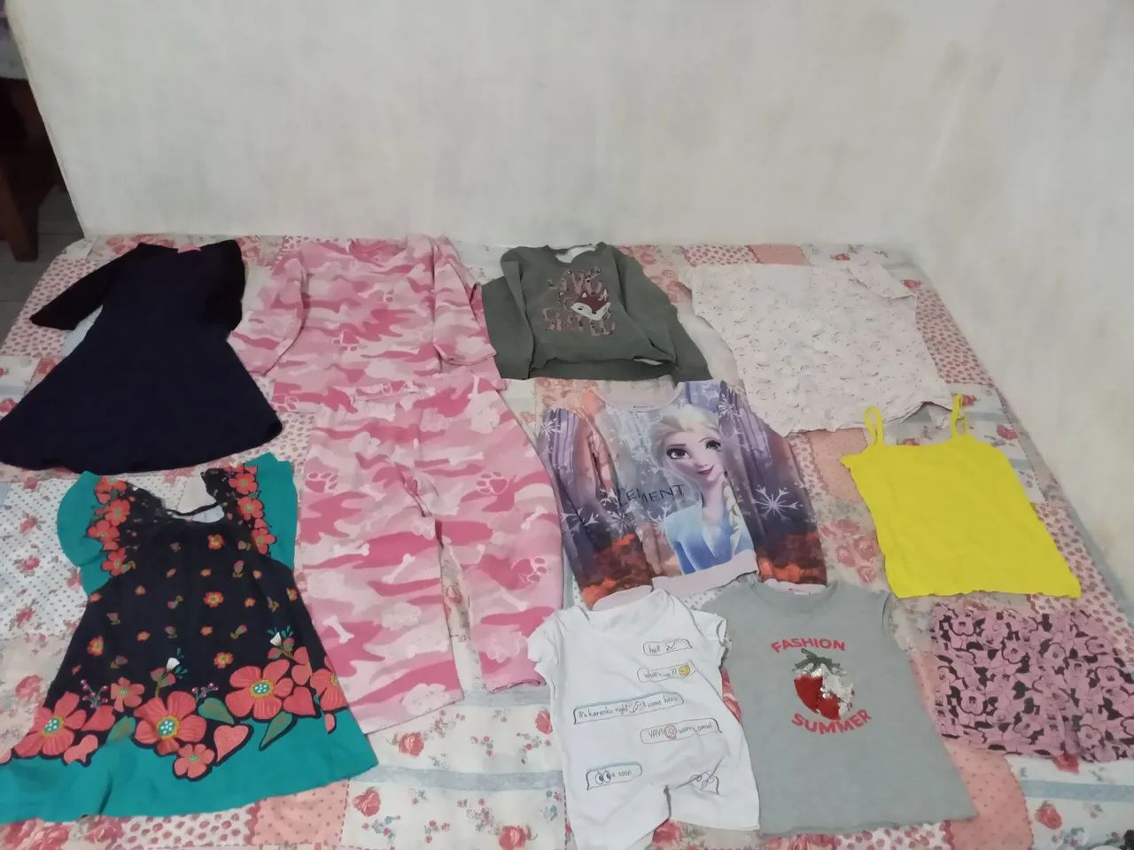 Lote de Roupas Infantis Menina