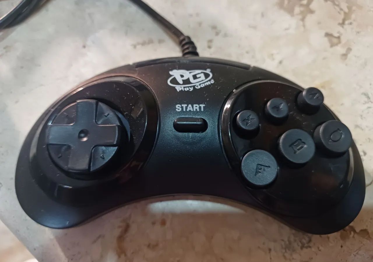 Controle 6 botões Mega Drive Paralelo