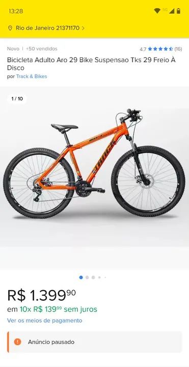 Bicicleta Mountain Bike 29 zero Km Shimano - Foto 6