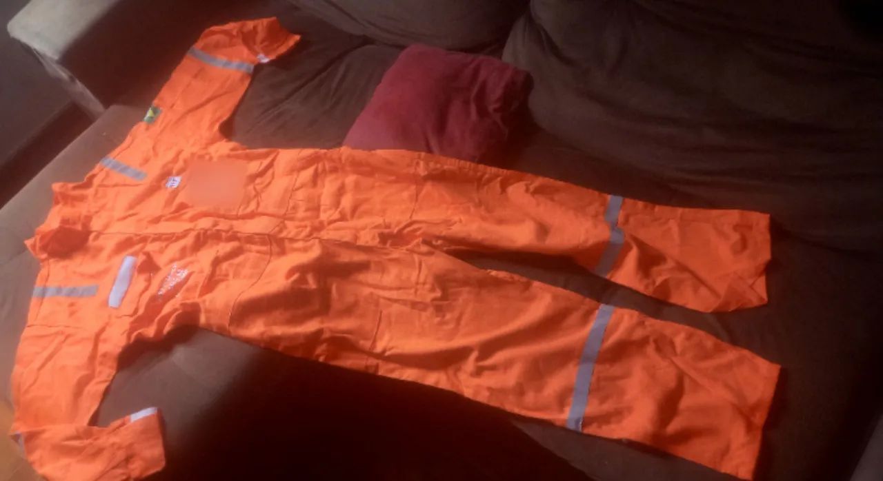 Macacão de trabalho laranja - NOVO - Foto 3