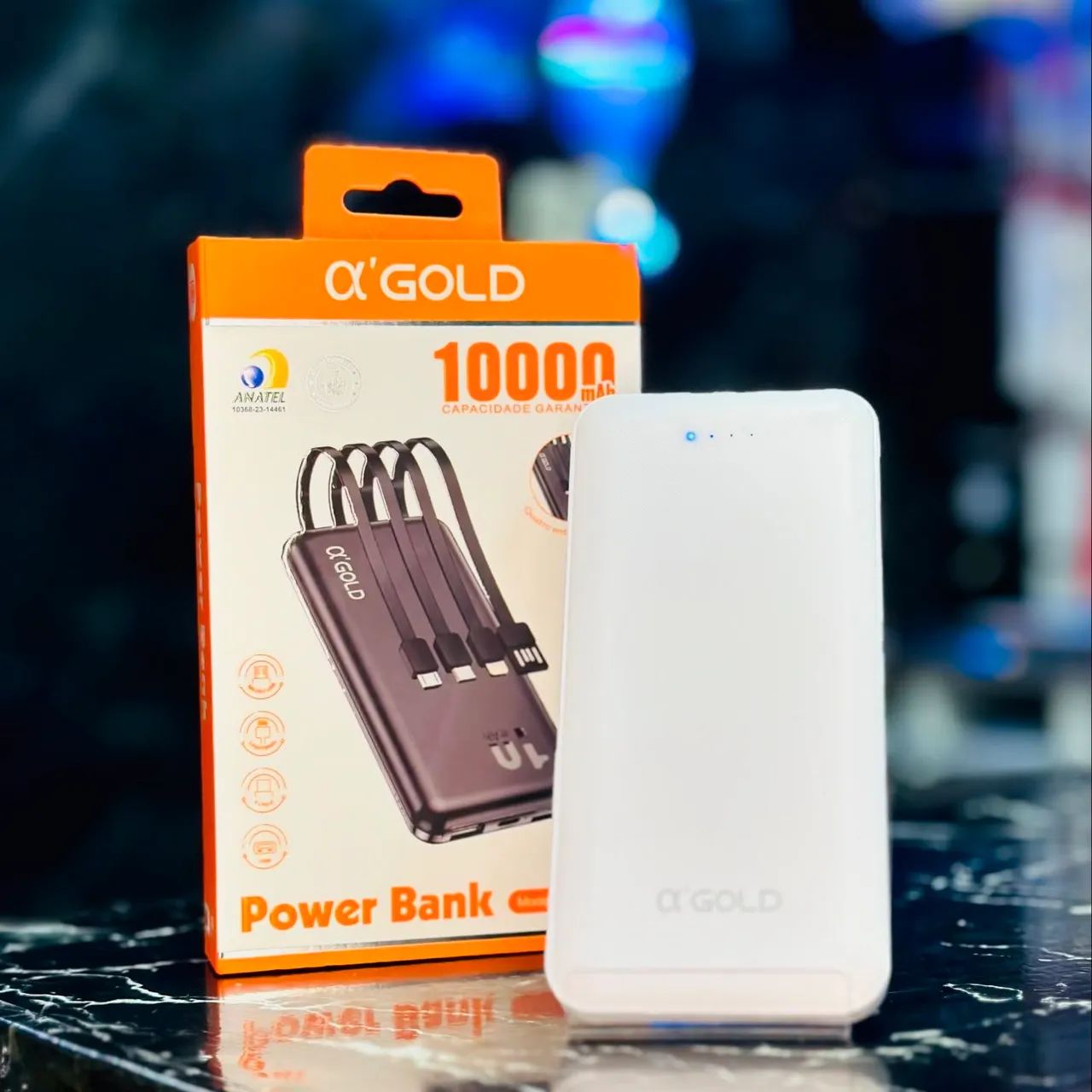 Carregador portátil Power Bank 20000mAh e 10.000mah novos com garantia  - Foto 2