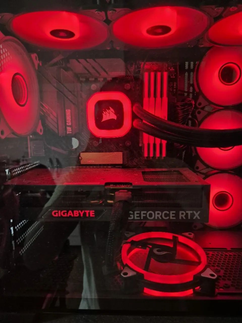 KIT GAMER ALTO DESEMPENHO - Ryzen 7 5800X3D + ASUS B550M TUF + 32GB DDR4 RGB - Foto 2