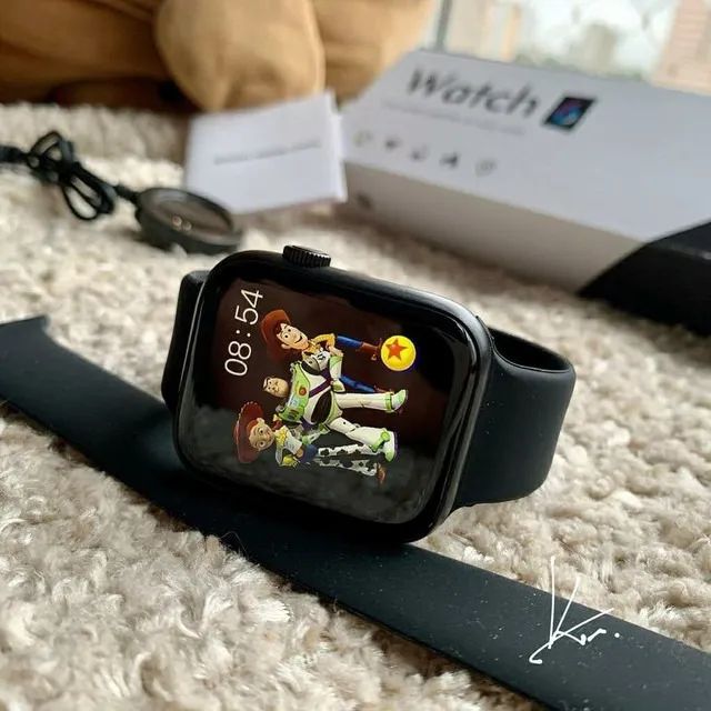 Smartwatch gamer Iwo X16? jogos/Watch Faces HD 3d?Ligações?Modo esportivo?TRoca pulseiras