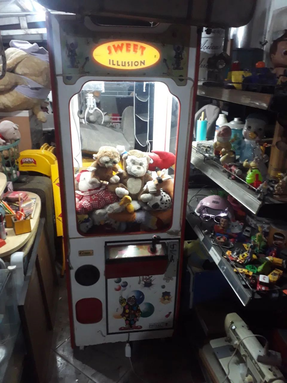 Máquina de Pegar Pelúcias Antiga 64319030220930122