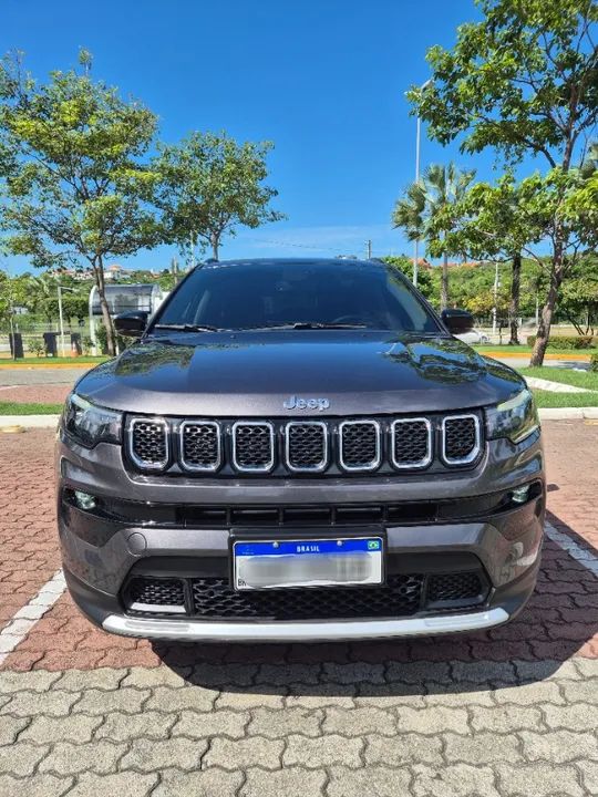 JEEP COMPASS LONGITUDE T270 2023 Cinza. 27.000 Km. Na garantia. Pneus novos. - Foto 2