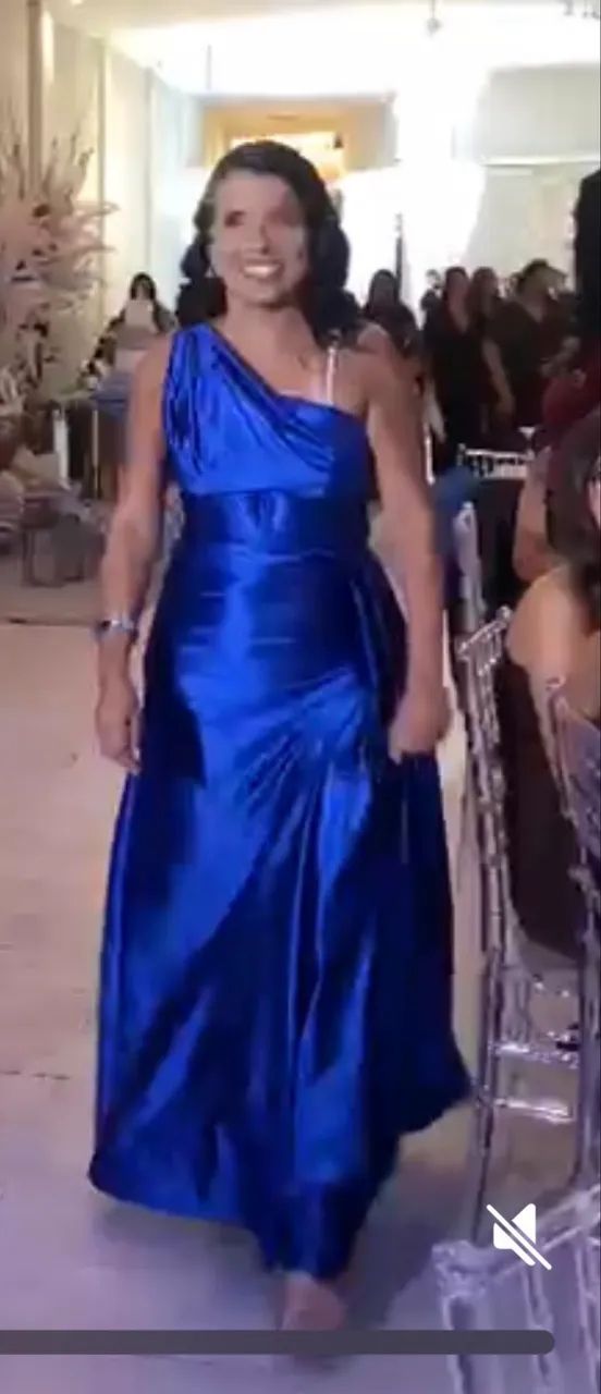 Vestido azul festa - Foto 2