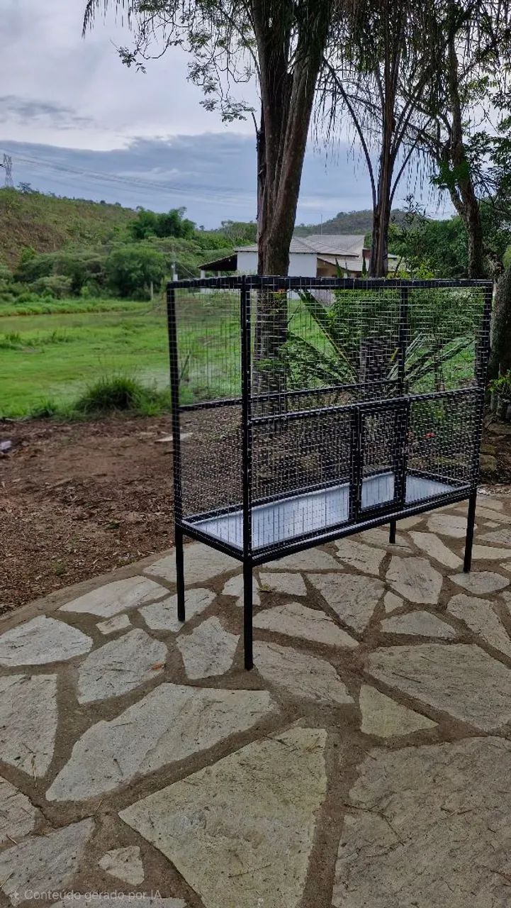 Viveiro Ideal para Calopsitas, Ring Neck e Pássaros de Médio e Pequeno Porte! - Foto 3