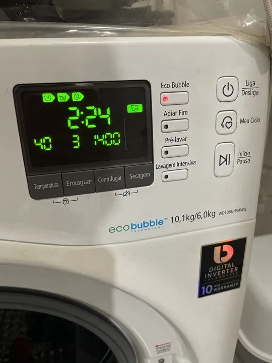 Máquina de Lavar Samsung EcoBubble 10,1kg - Foto 2