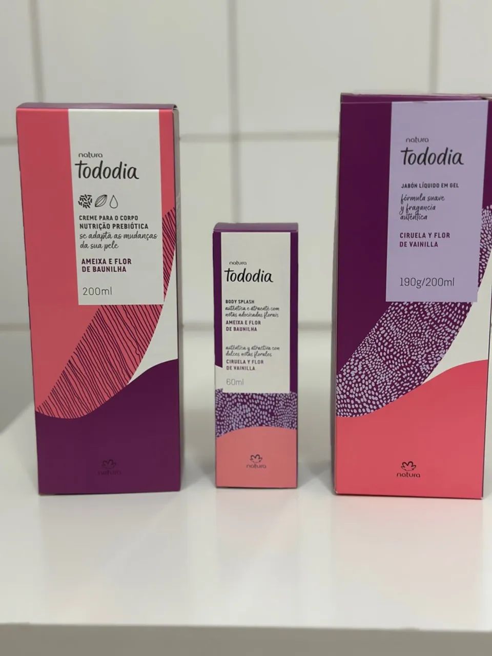 Kit Natura Tododia Ameixa e Flor de Baunilha - Foto 2