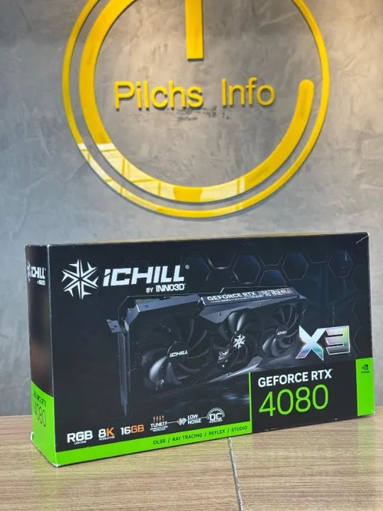 RTX 4080 16GB Inno3D Ichill - Loja física - Garantia - Foto 4