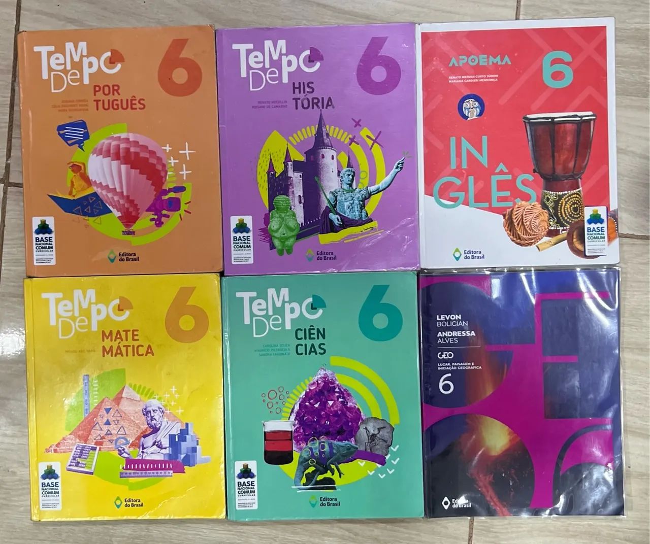 Kit livros 6° ano coleção tempo da editora Brasil - Foto 2