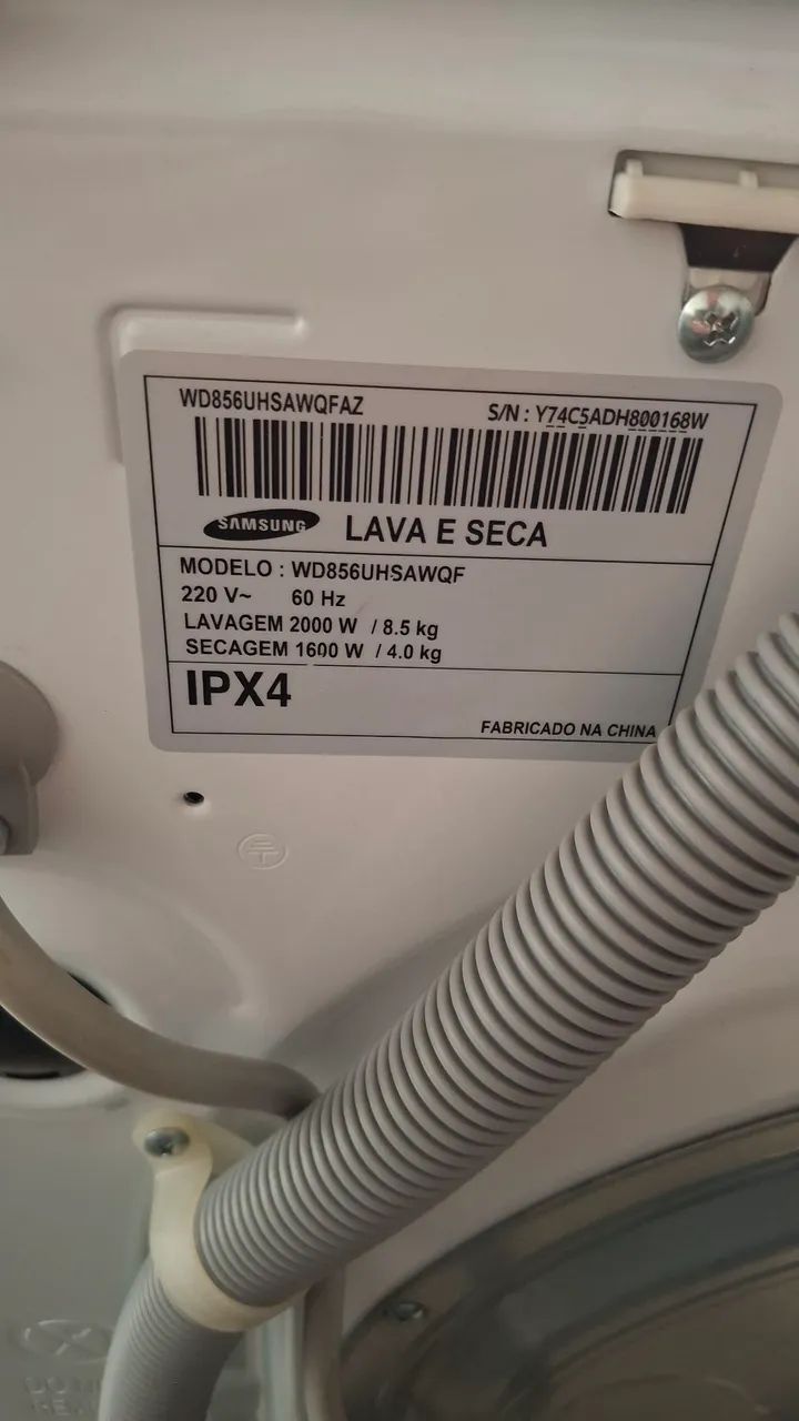 LAVA E SECA SAMSUNG 8,5KG SEMI-NOVA - Foto 5