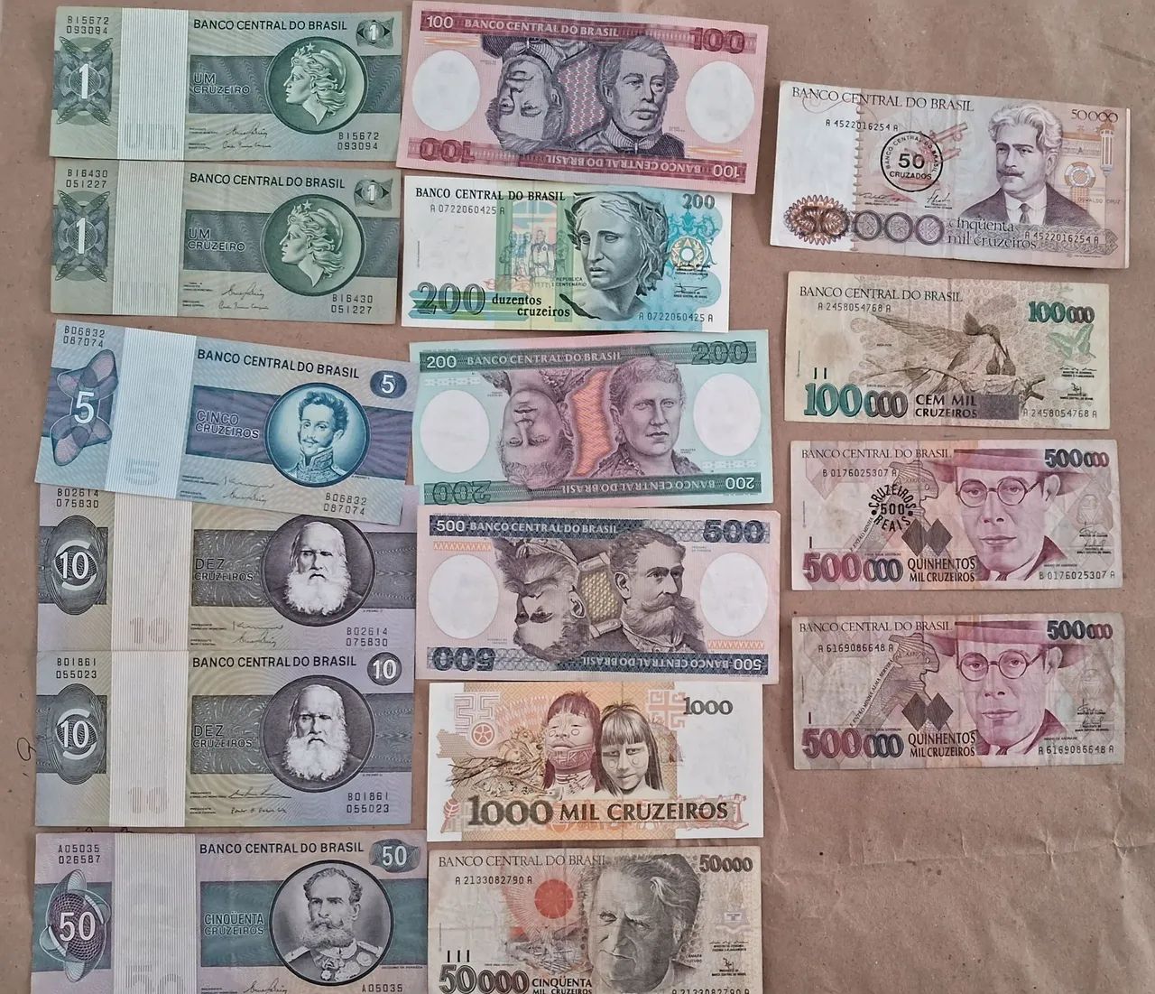 Cedulas Brasileiras Antigas - Coleção com 39 notas diversas. Conforme as fotos. - Foto 2