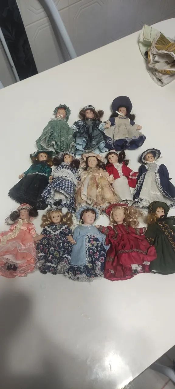 Bonecas Vintage De Porcelana Salvat Planeta Lote com 13
