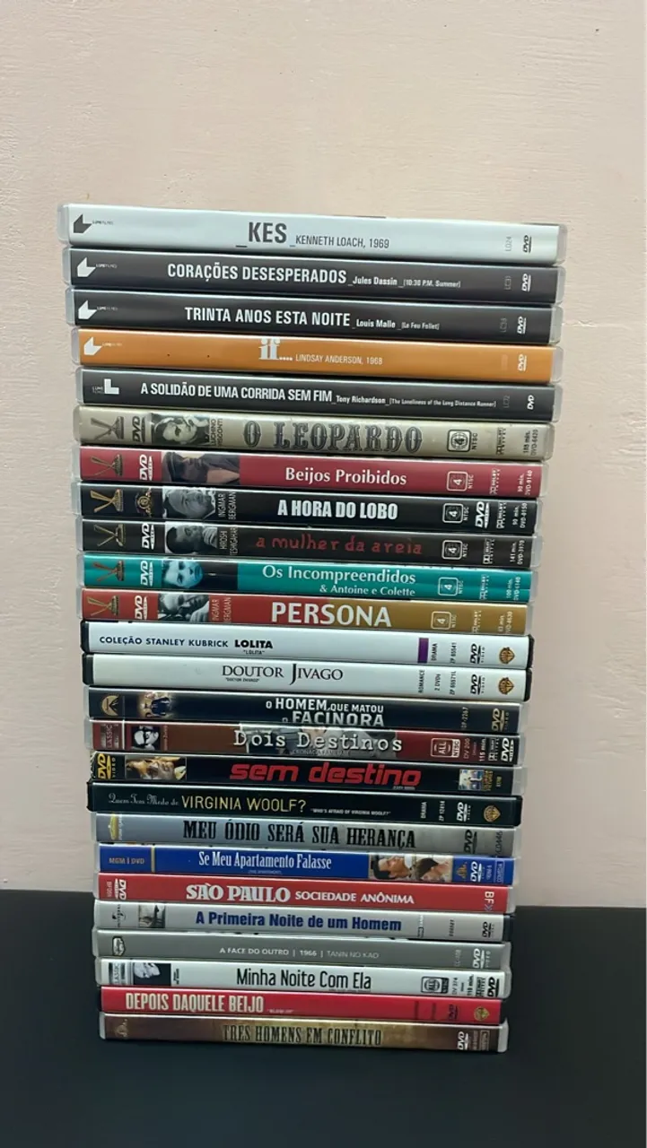 Coleção de DVDs - anos 60