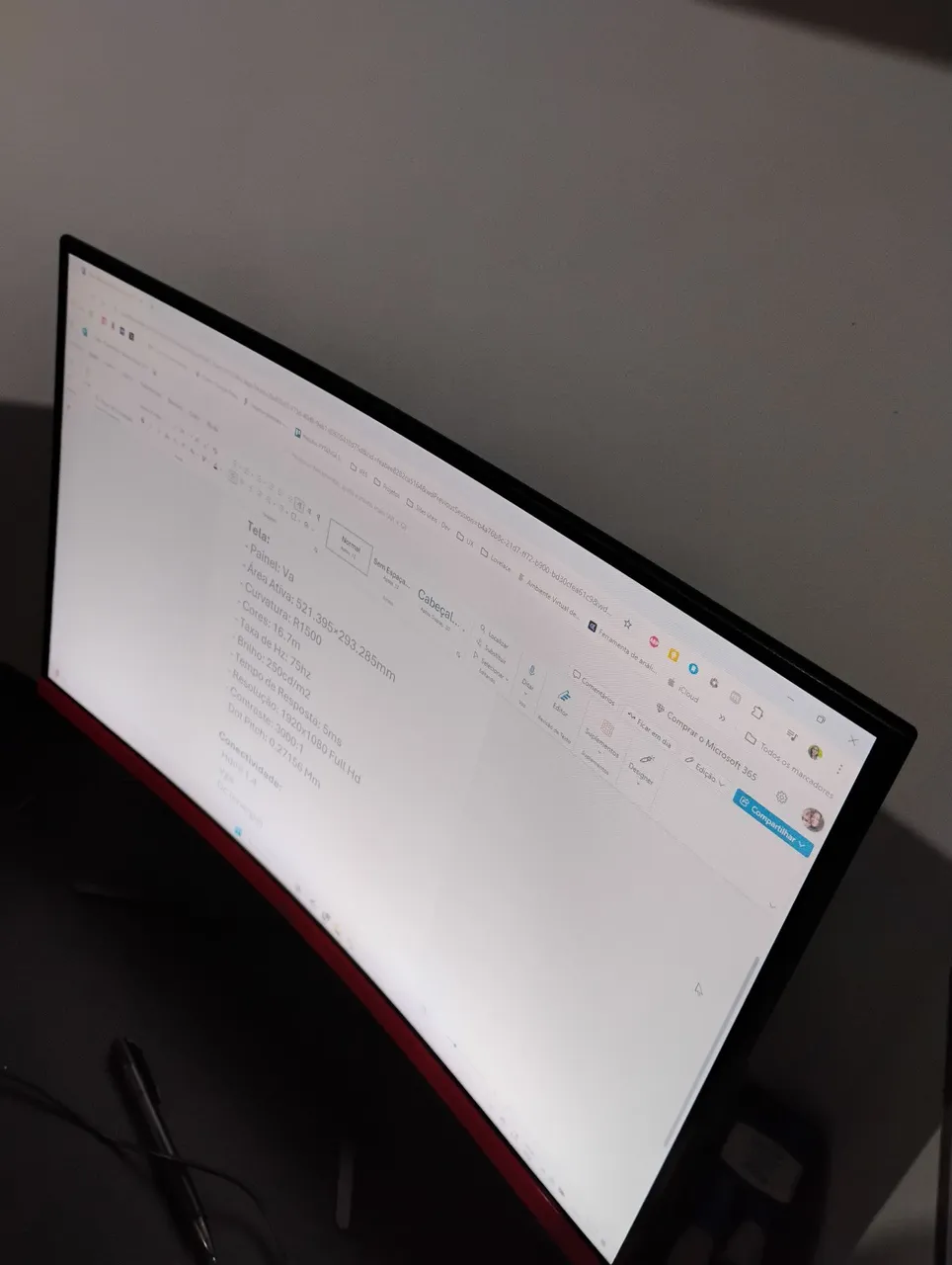 Monitor Curvo 1920x1080 Full HD