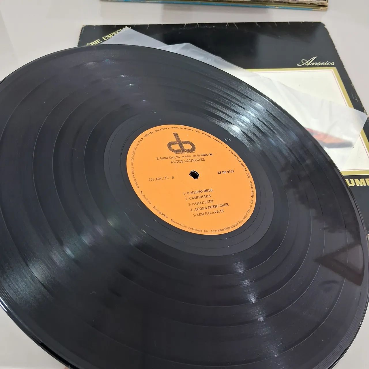 LP ALTOS LOUVORES - Anseios - 1986 | GOSPEL - Foto 3