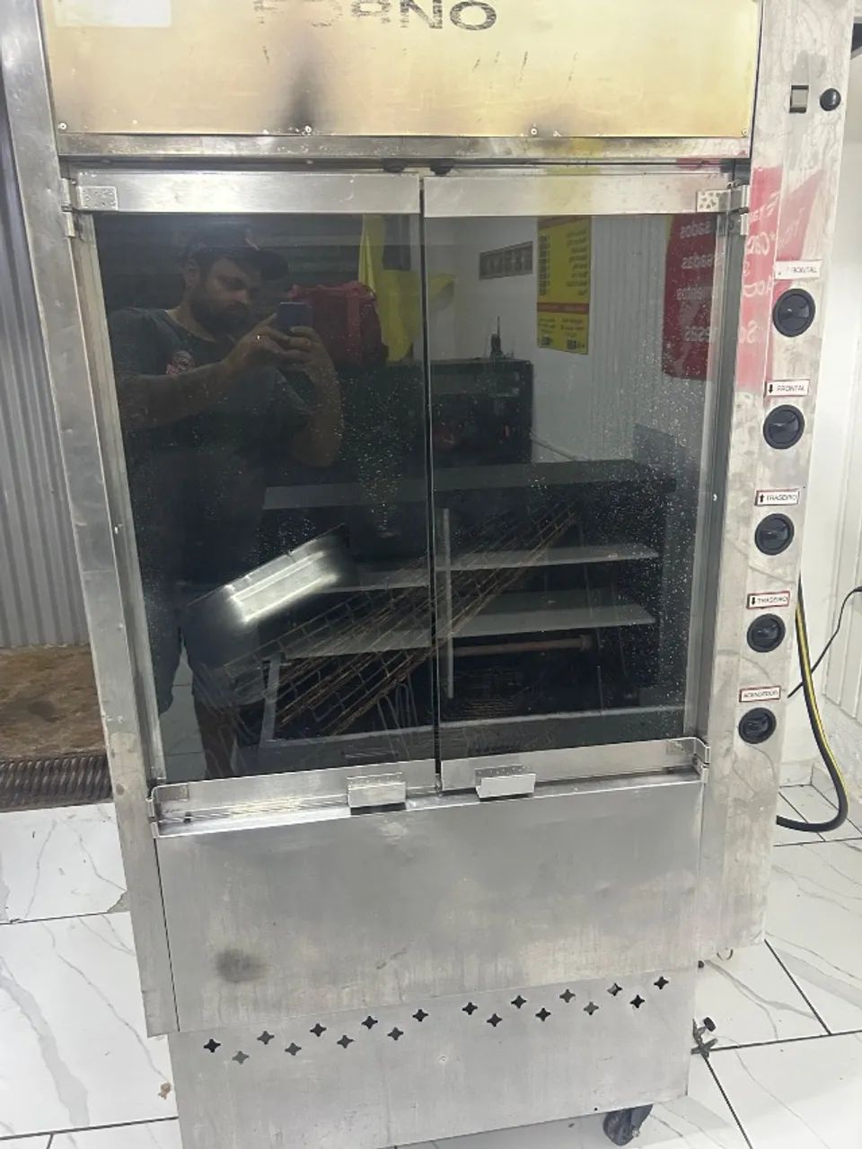 Máquina de assar frango e carne  - Foto 3