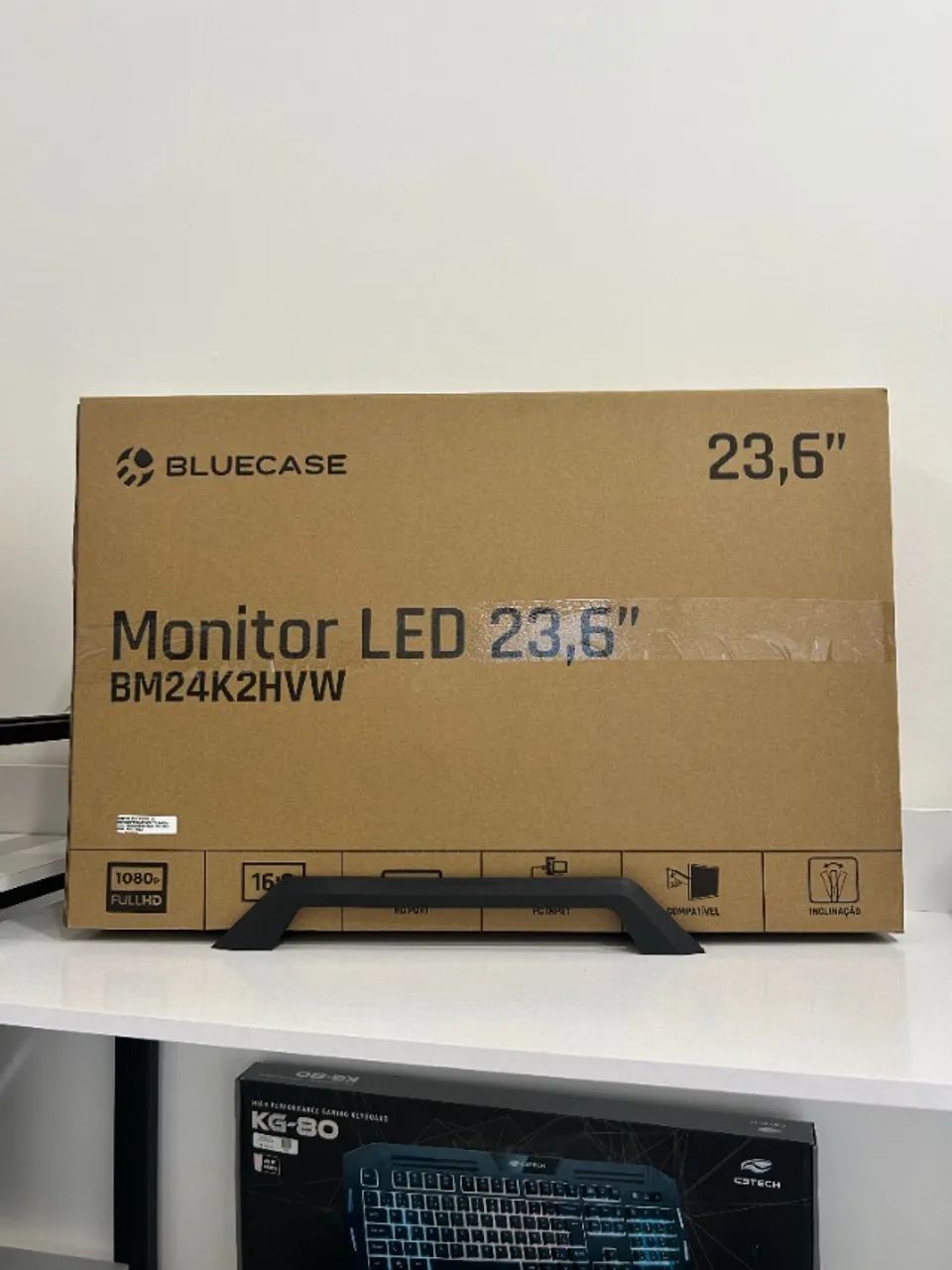 Monitor preto Bluecase 23,6 polegadas