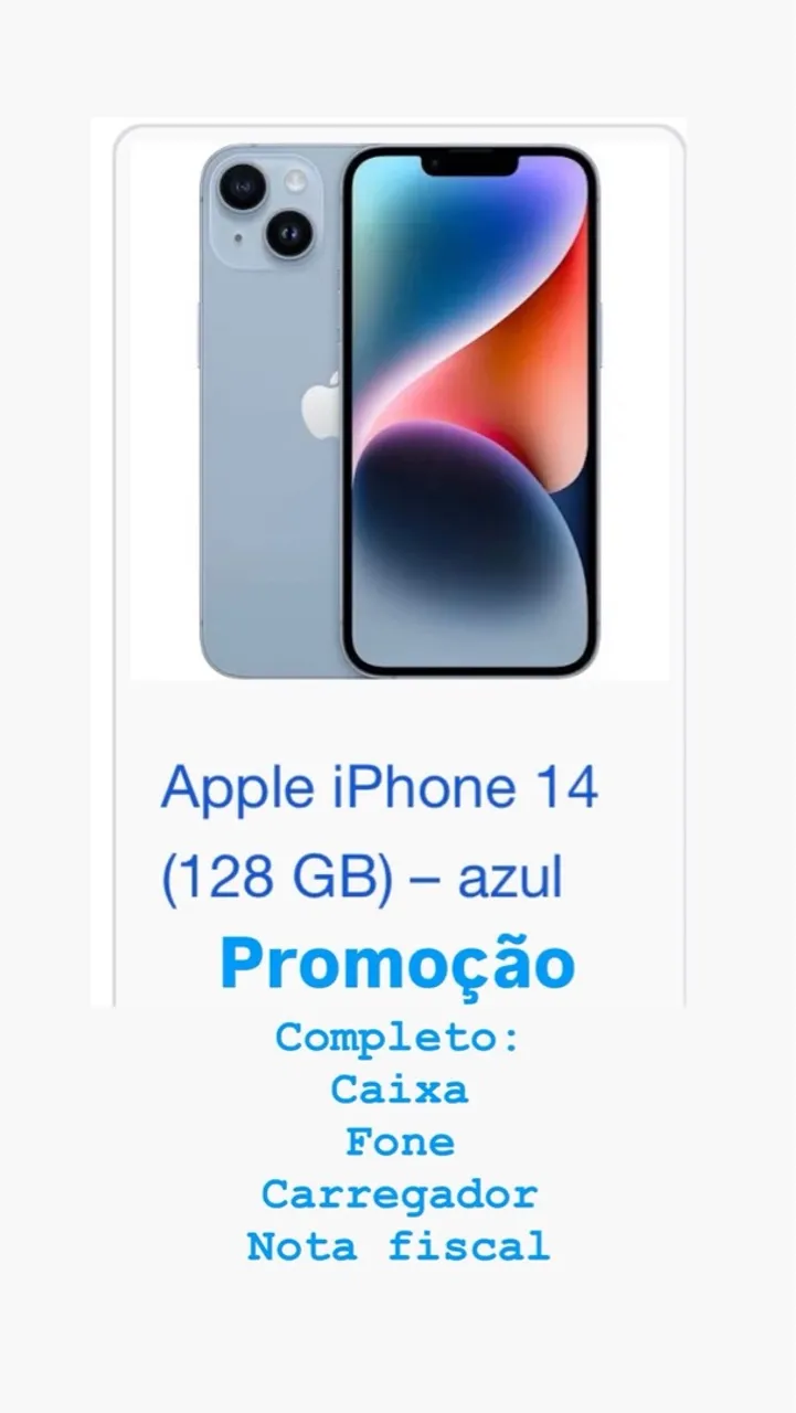 Apple IPhone Azul