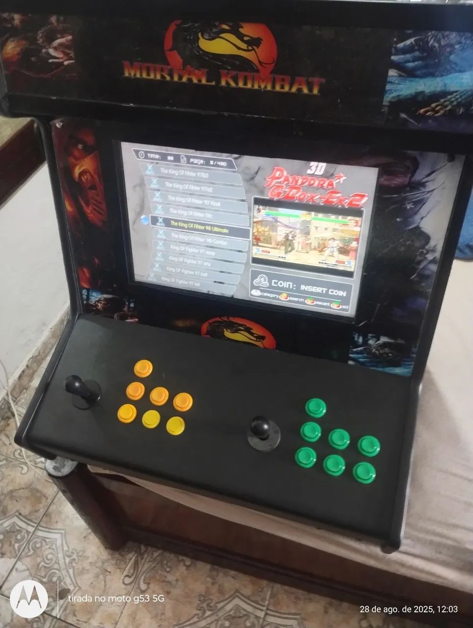 Fliperama portátil (bartop)