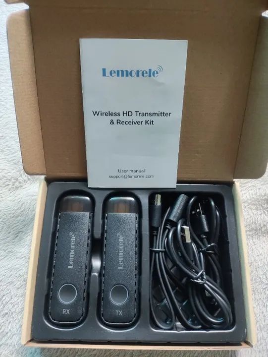 Kit transmissor e receptor vídeo HDMI wireless sem fio 1080p até 50m - Foto 4