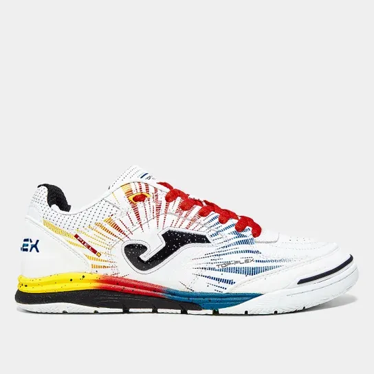 Chuteira Futsal Joma Top Flex Rebound Unissex - Branco