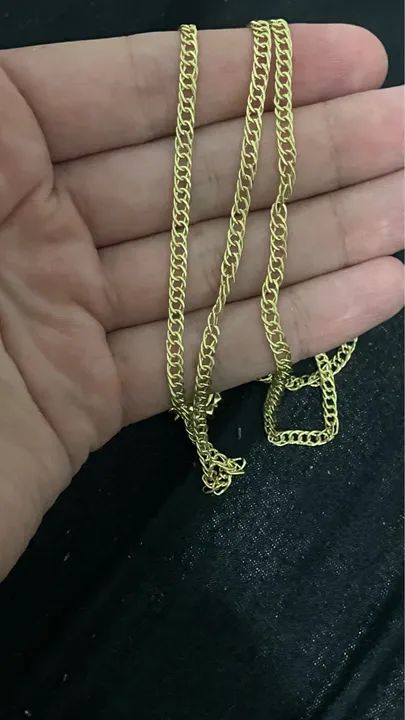 Corrente de ouro 18k maciça grumet  - Foto 4