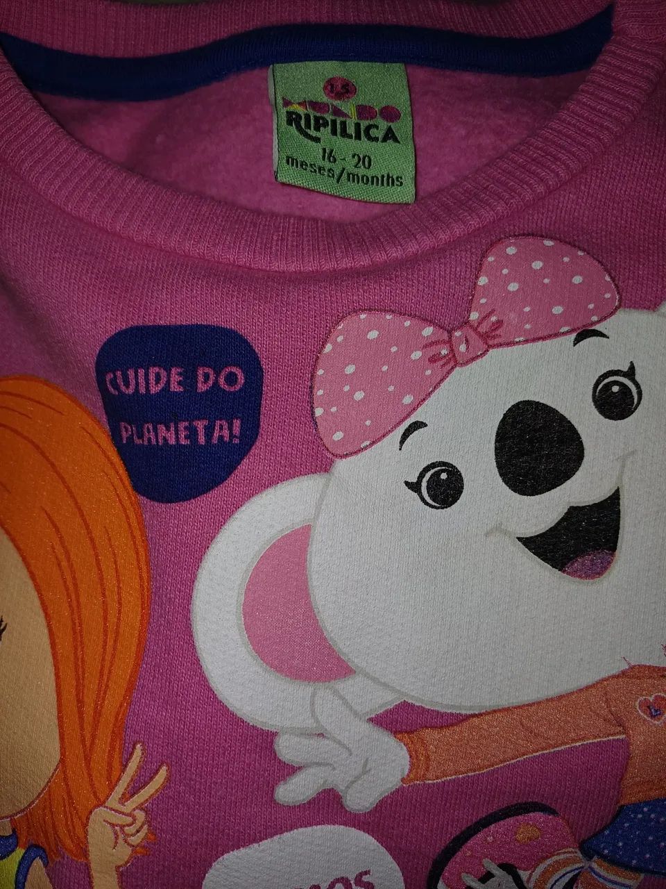 Blusa de Moleton Lilica Ripilica rosa, semi-nova.  - Foto 3