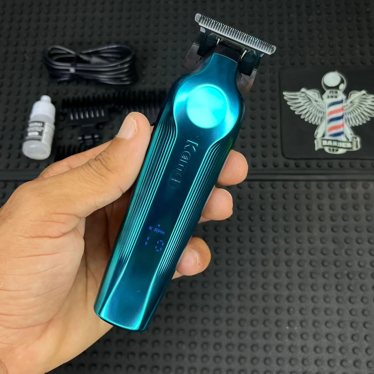 Máquina Profissional de Acabamento Kemei - Foto 2