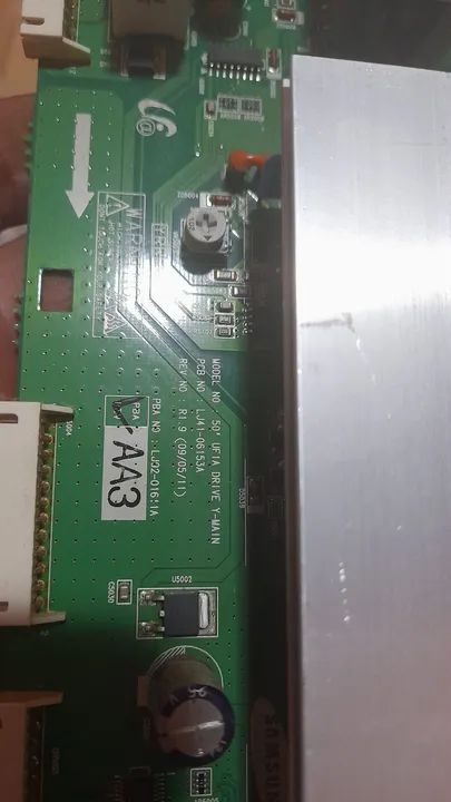 Placas Zsus e Ysus ,tcon, buffer tv samsung PL50B650s1 - Foto 4