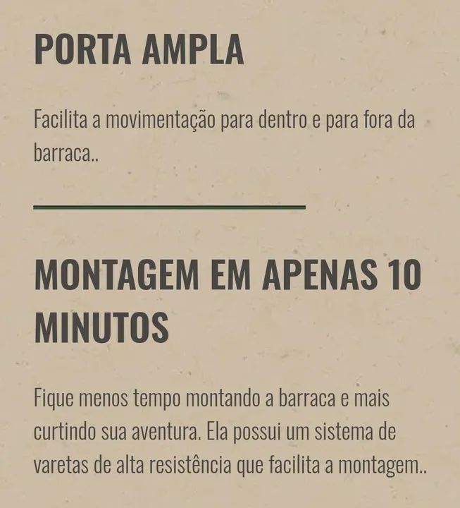 Barraca Aruba Coleman 4 Pessoas - Foto 6