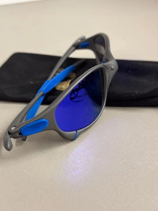 Óculos Oakley  - Lentes Azul Espelhadas   - Foto 3