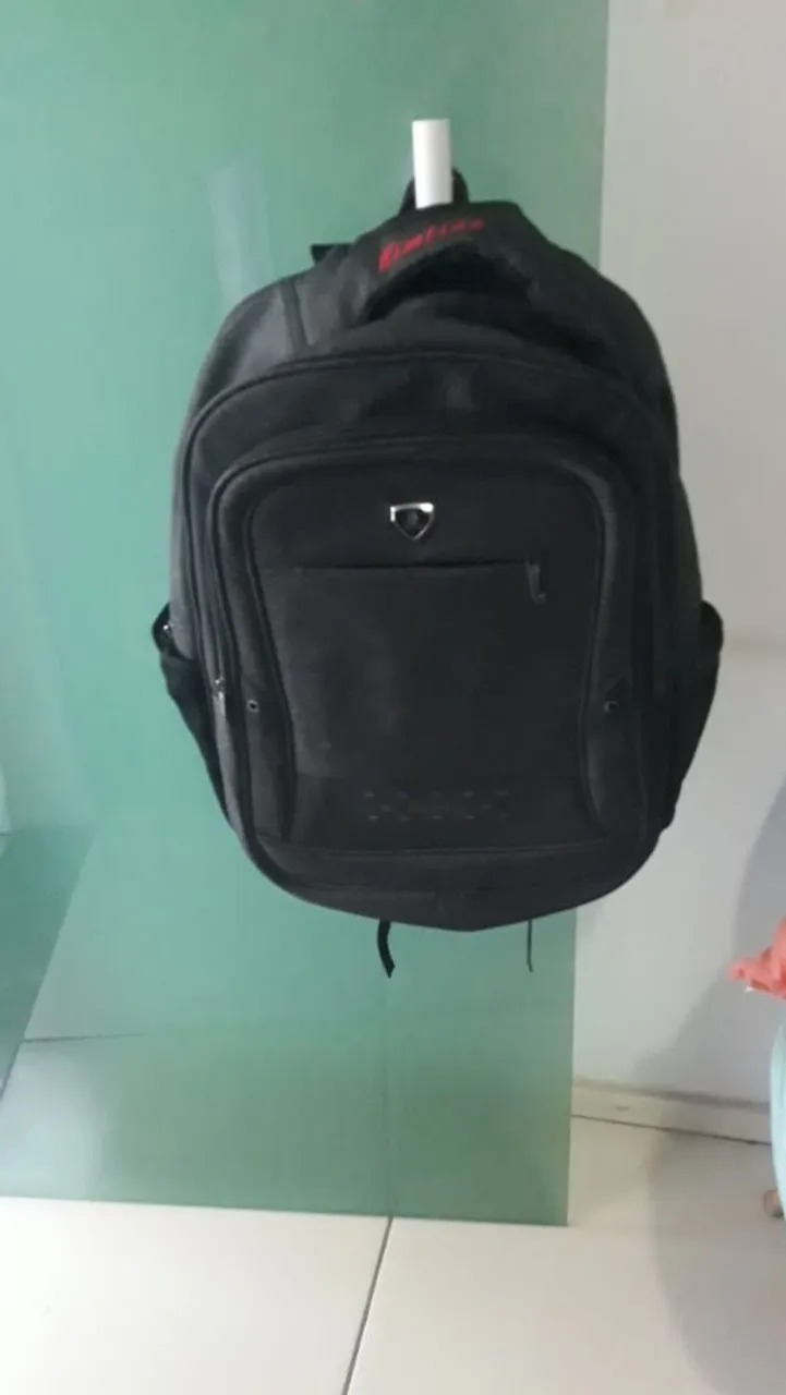 Mochila Preta Grande para viagem