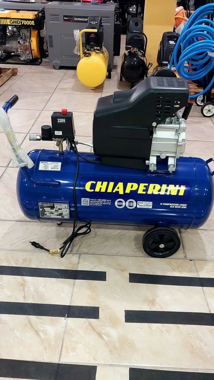 Compressor de Ar 50L Motor 2.0hp 120 psi - Chiaperini (Loja) - Foto 4
