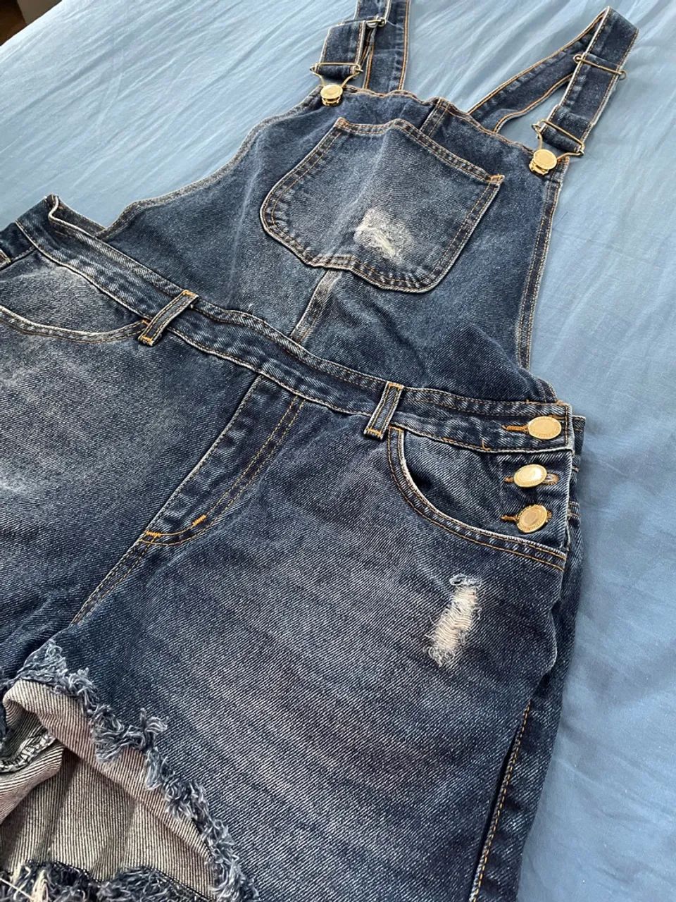 Macacão Jeans Feminino - Foto 4