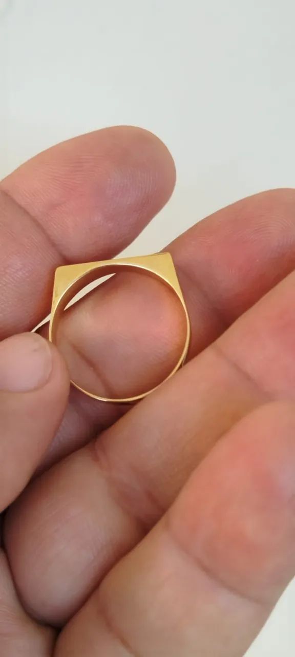Anel em Ouro18k750 - aro 20 - Foto 2