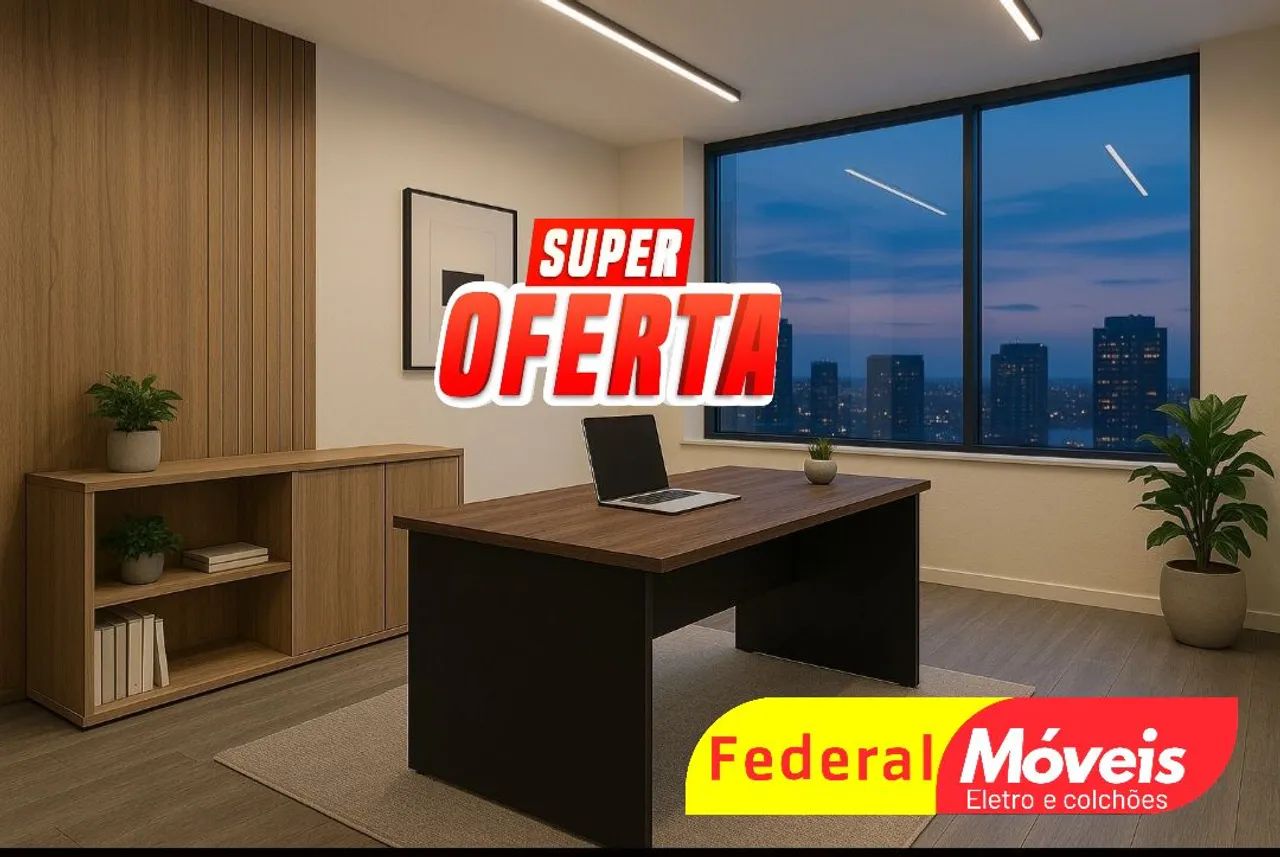 Mesa Escritório 1,20x0,60 - Perfeita para ambientes compactos!